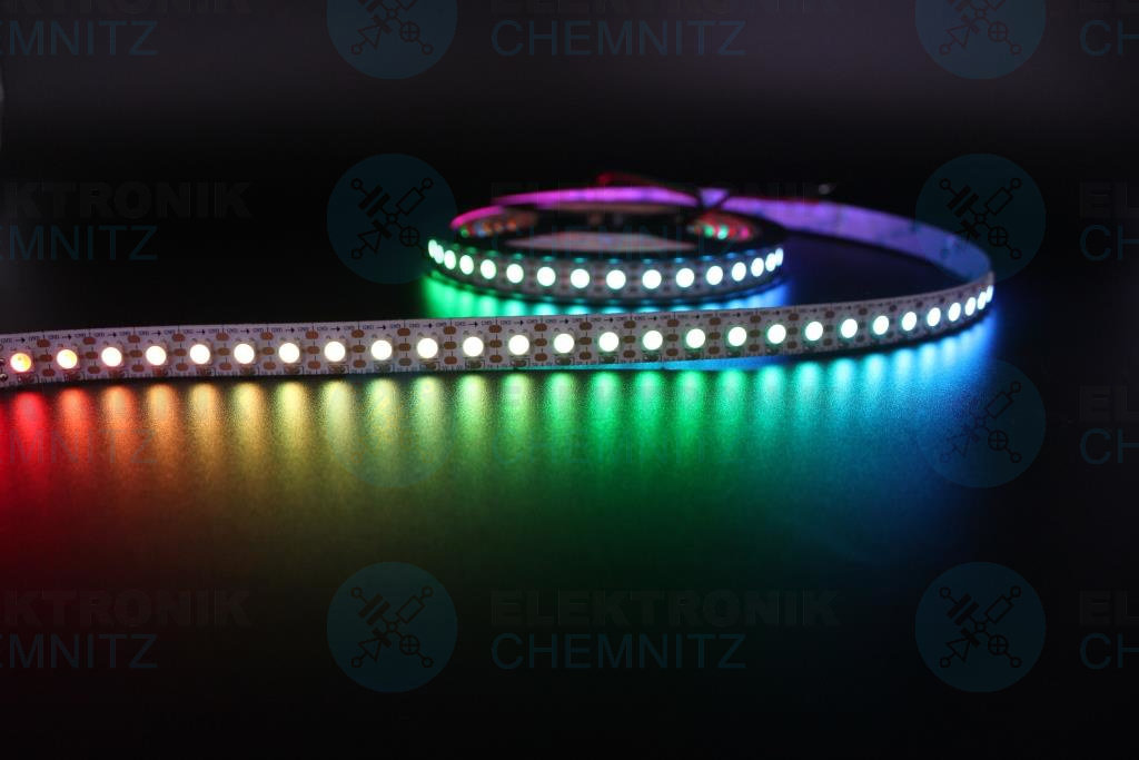 LED Streifen 5050-96-SK6812 digital DC5V RGBW 2800K 96px/m IP20 PCB: weiß 12mm