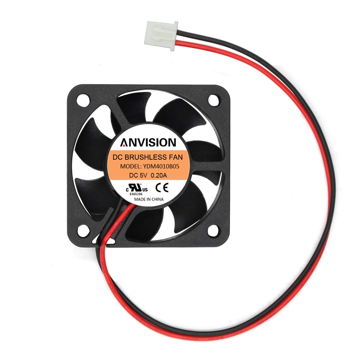 ANVISION YDM4010B05 Axiallüfter 5 VDC 1 W 40 x 40 x 10 mm