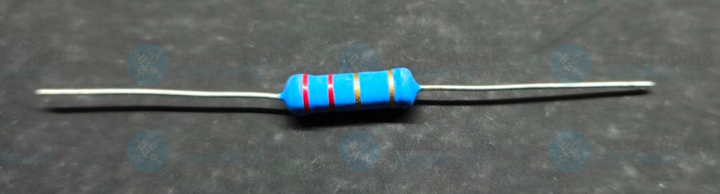 Widerstand Metalloxid 2,2 Ohm 3 W axial bedrahtet +- 5 % 5,5 x 16 mm