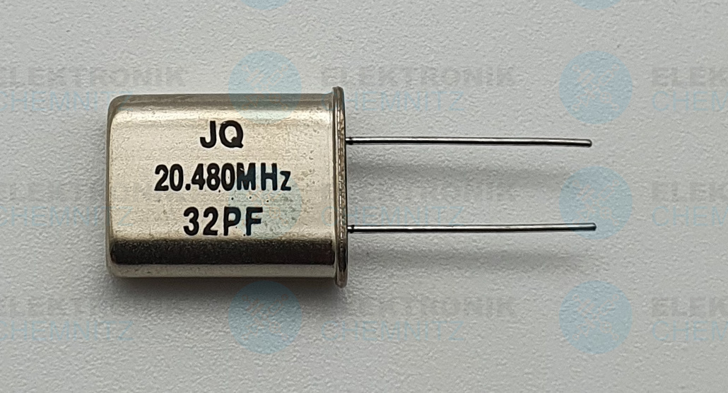 Schwingquarz JQ 20.480MHz 32PF