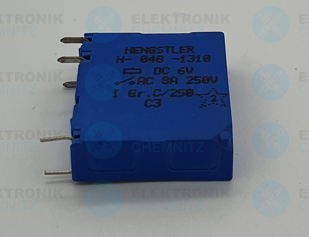Hengstler H-048-1310 Kartenrelais 6 V DC 1 x Wechsler 8 A 250V AC