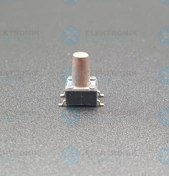 Kurzhubtaster 50mA Schließer 6x6 Höhe 9,5mm SMD 4-polig