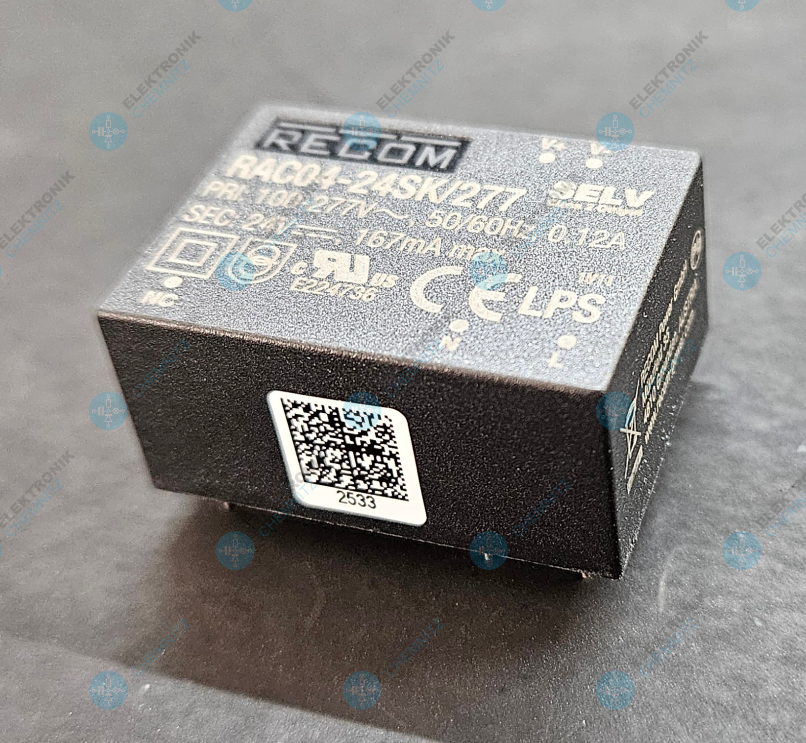 RECOM RAC04-24SK/277 AC/DC-Industrienetzteil Geschlossen Kunststoff 4 W 24 V 0,167A