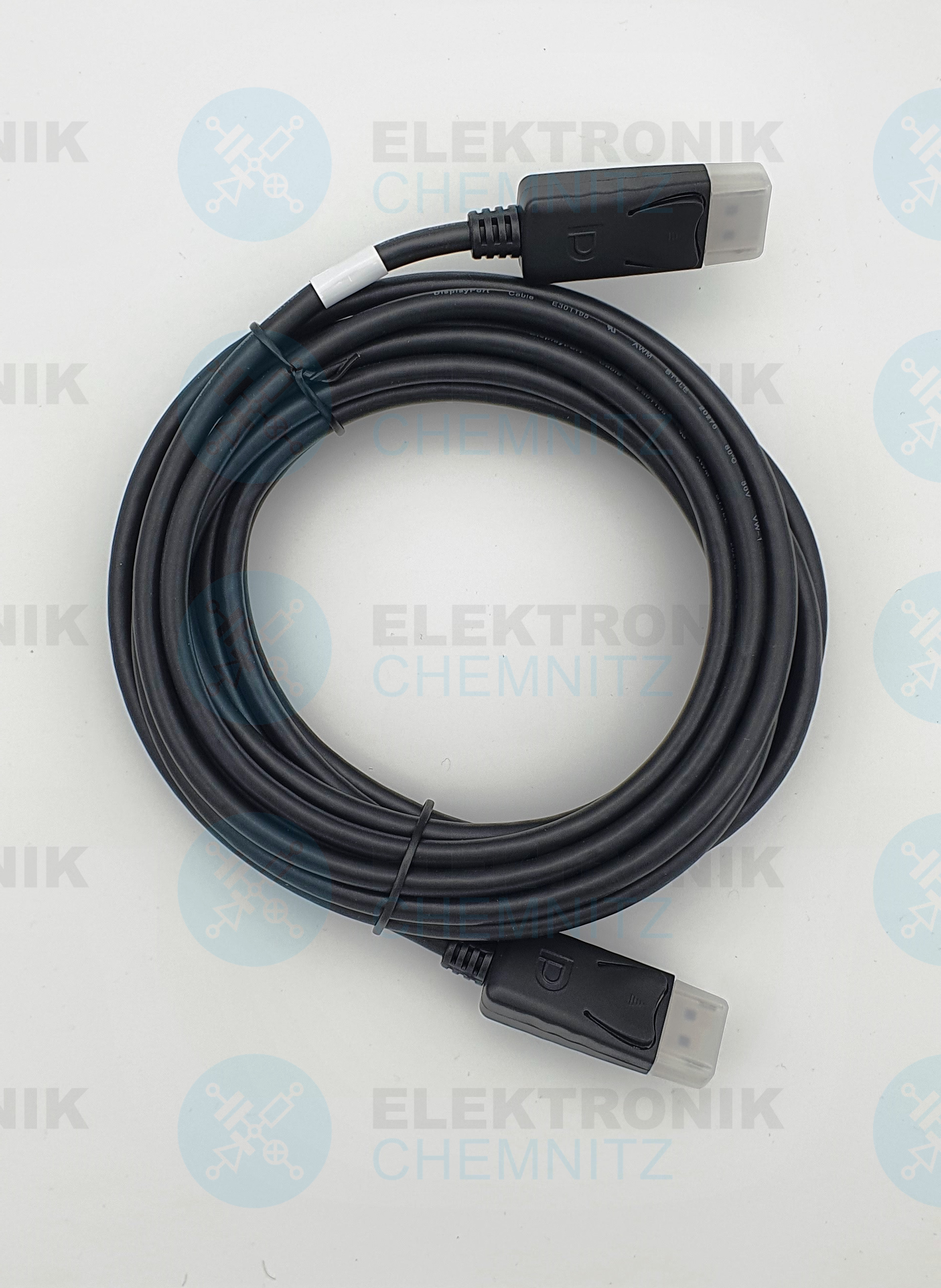 DisplayPort Kabel schwarz 5,0m 2x DP Stecker 20polig