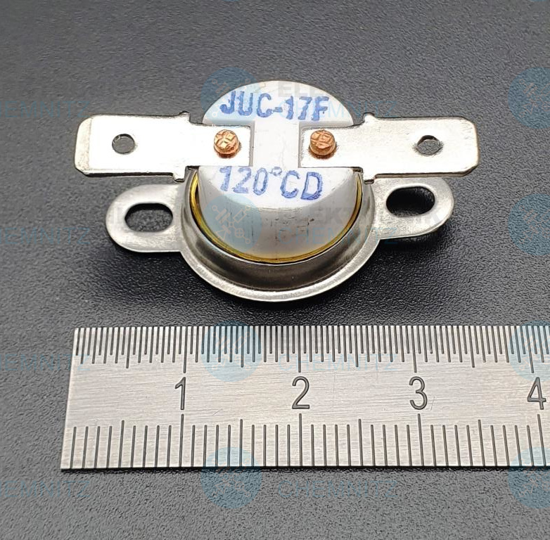 Thermoschalter 120° C 240 V 10 A NC Typ: JUC-17F