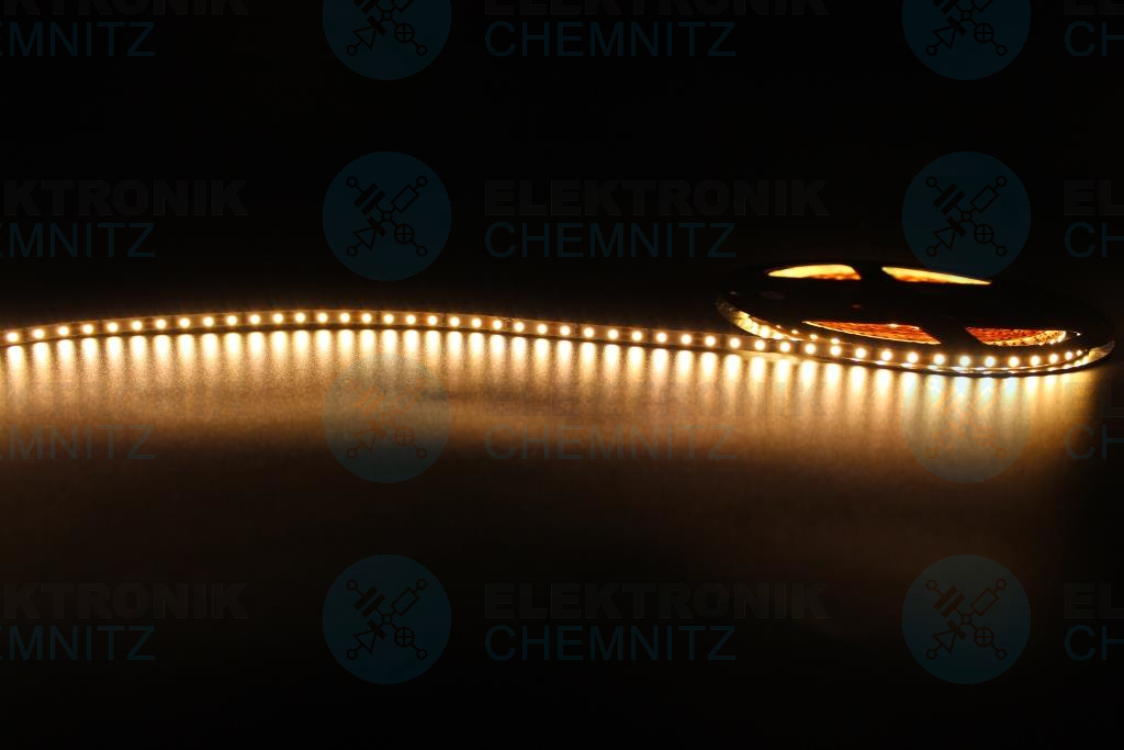 LED Streifen 3528-120 2700K DC12V 9,6W/m IP20 PCB: weiß 5mm