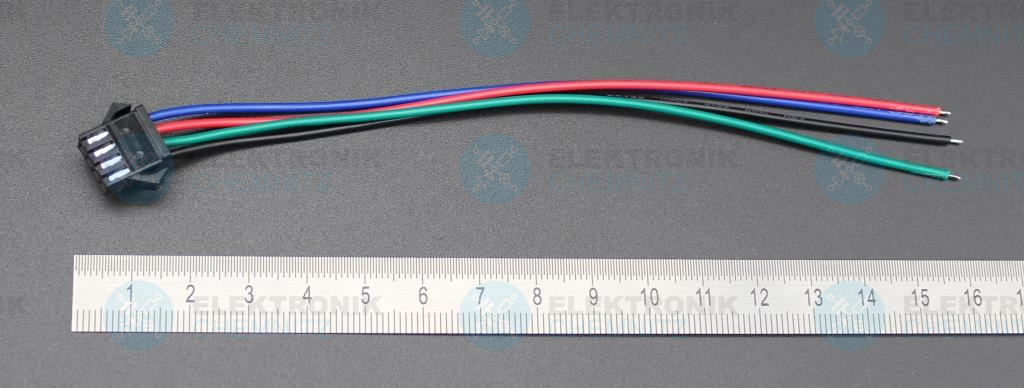 Anschlusskabel mit JST SM Buchse weiblich 4-polig 22 AWG 15 cm