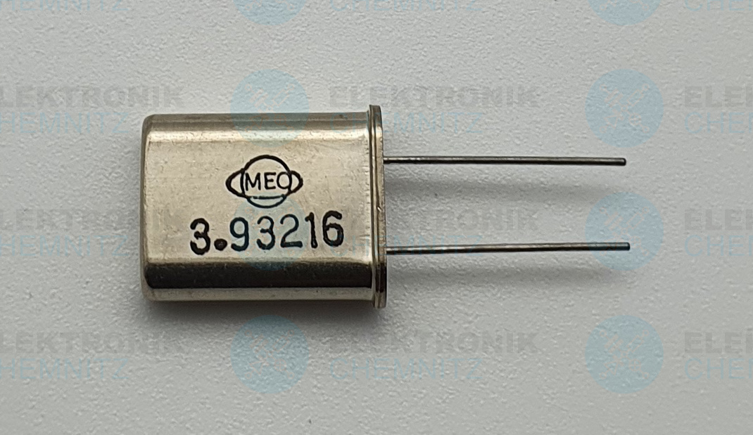 Schwingquarz MEC 3.93216MHz