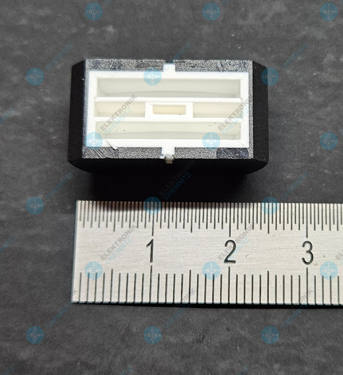 ALPS Faderknopf gerippt – Schwarz, für RS60112 Serie