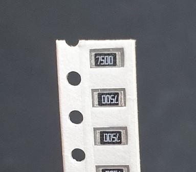 Widerstand 750 Ohm SMD 1206 1% 0,25W