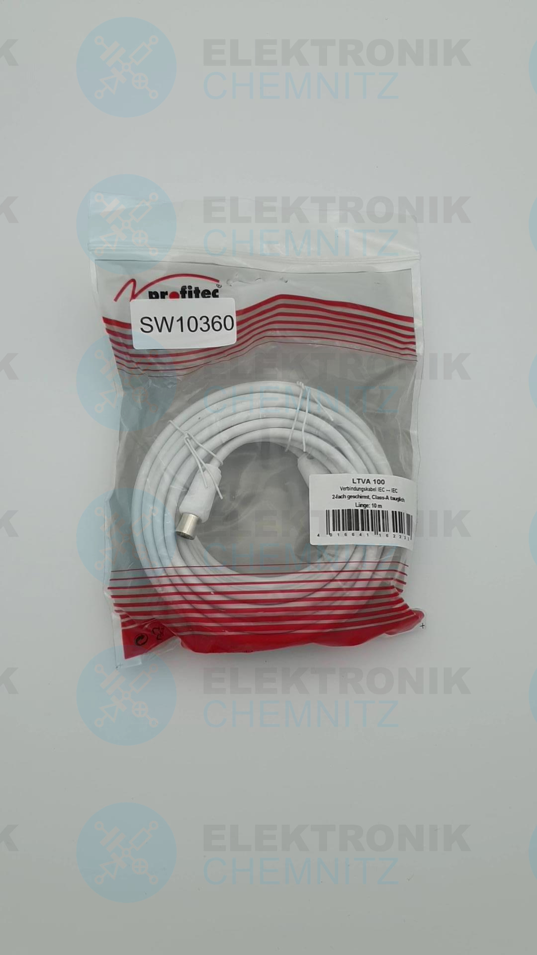 Antennenkabel IEC - IEC LTVA 100 2-fach geschirmt Class-A 10m