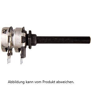 Omeg Potentiometer stereo linear 20 mm 6 mm Achse 0,4 W