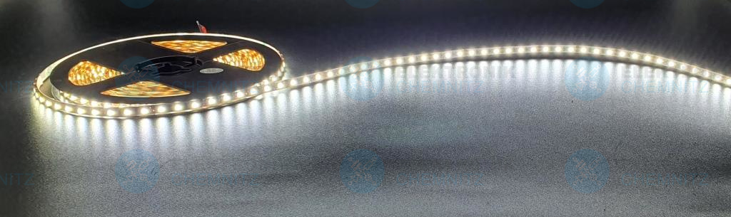 LED Streifen 3528-120 4000K 12 VDC 8,5 W/m IP20 PCB: weiß 5 mm