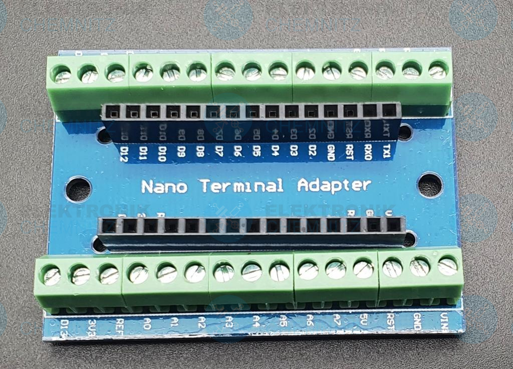 Arduino Nano Terminal Adapter mit Schraubklemmen