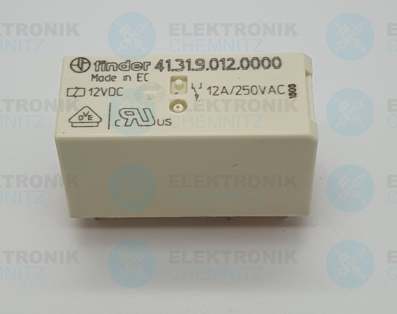 Finder 41.31.9.012.0000 Steck- /Printrelais 12 V / DC 1 x Wechsler 12 A 250 VAC