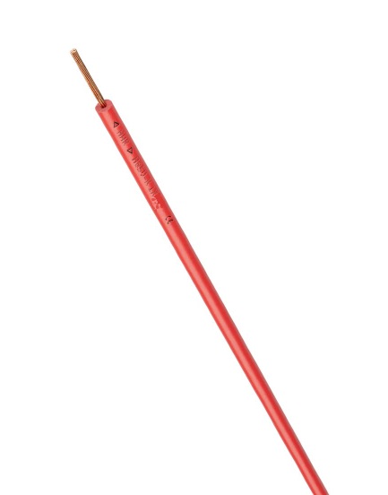 PVC-Aderleitung Eca H05V-K 1 x 0,75 mm² rot