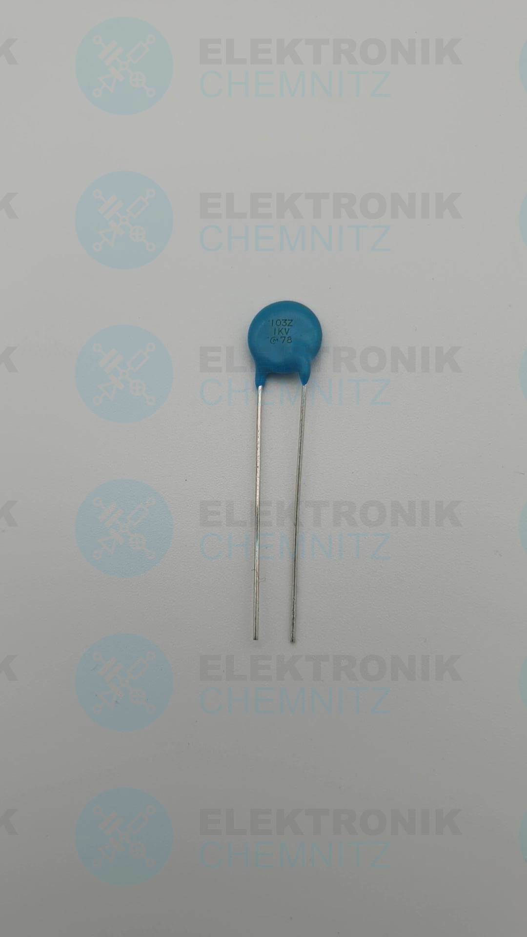 Keramikkondensator 10nF +80% / -20% 1000V RM5,0 Scheibe 103 1KV