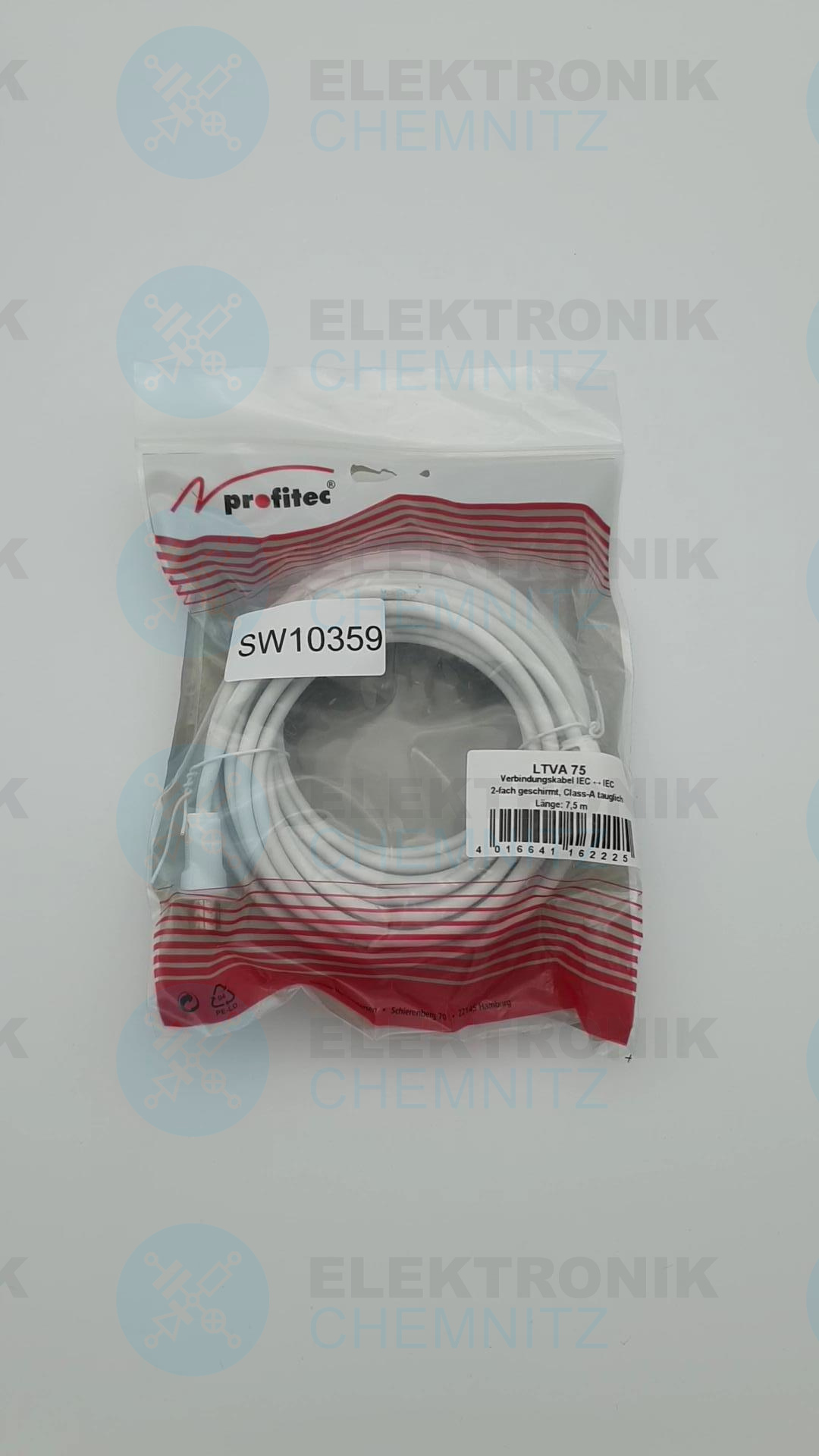 Antennenkabel IEC - IEC LTVA 75 2-fach geschirmt Class-A 7,5m