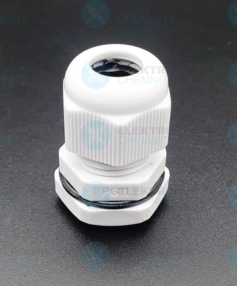 Verschraubung PG11 mit Gegenmutter und Dichtung