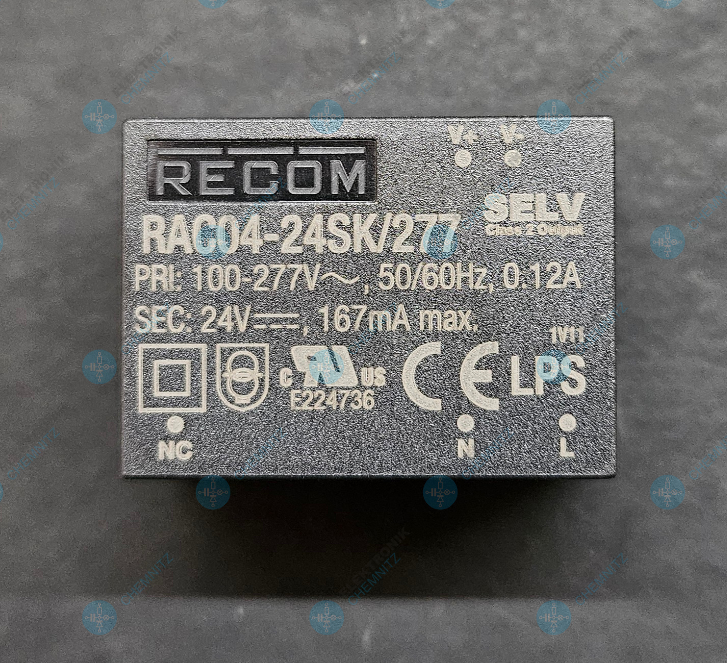 RECOM RAC04-24SK/277 AC/DC-Industrienetzteil Geschlossen Kunststoff 4 W 24 V 0,167A