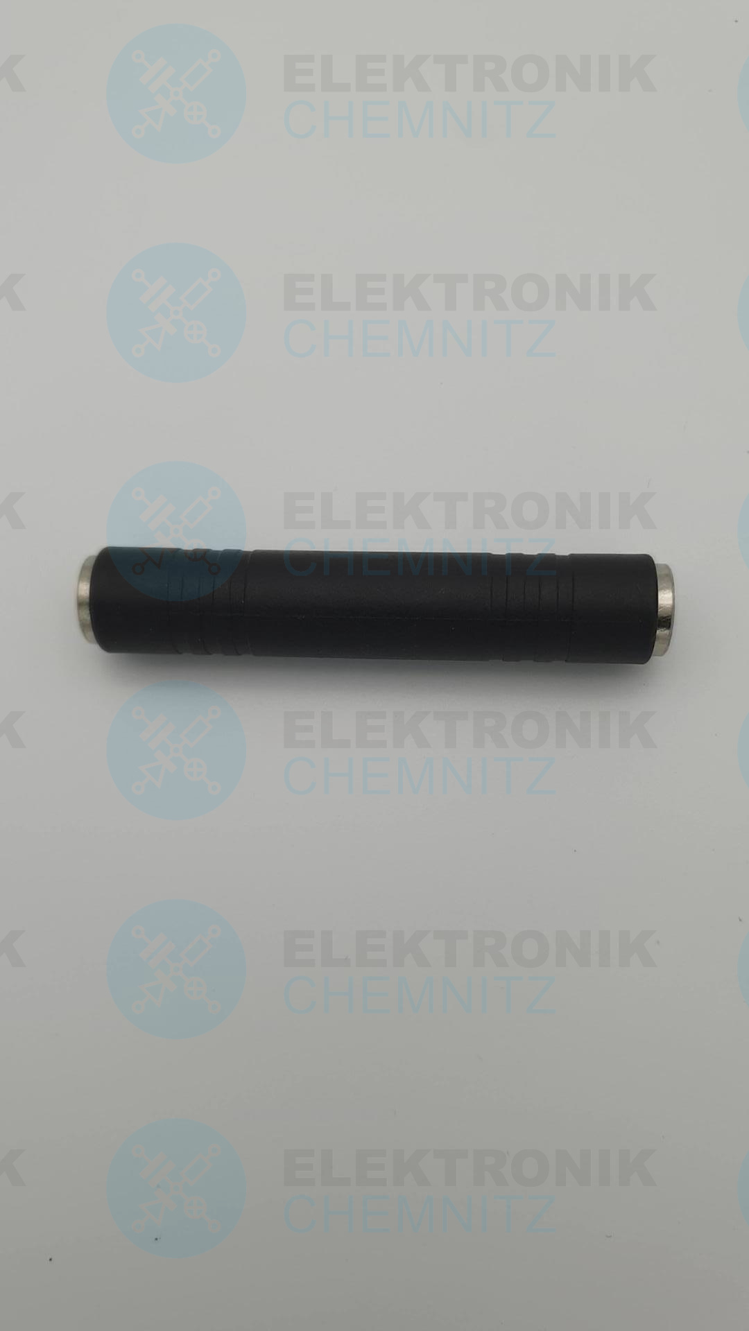 Klinken Doppelkupplung 6,35mm/6,35mm stereo 3pol. Schwarz A200