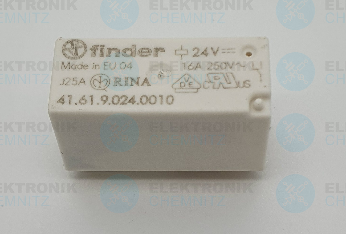 Finder 41.61.9.024.0010 Steck- /Printrelais  24 V / DC 1 x Wechsler 16 A 250 VAC