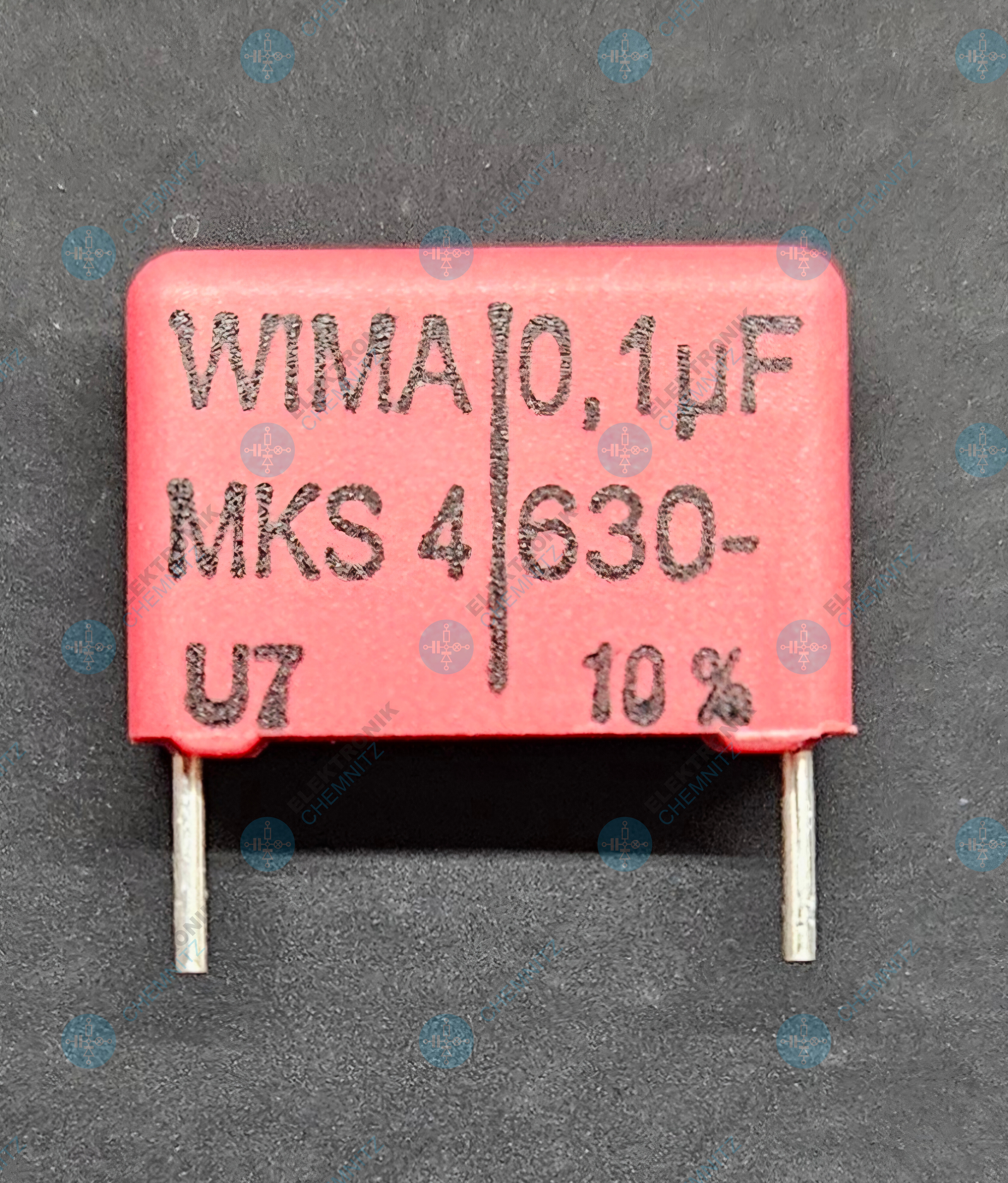 WIMA MKS 4 – Folienkondensator 0,1 µF, 630 V DC / 400 V AC, 10 %, RM 15 mm