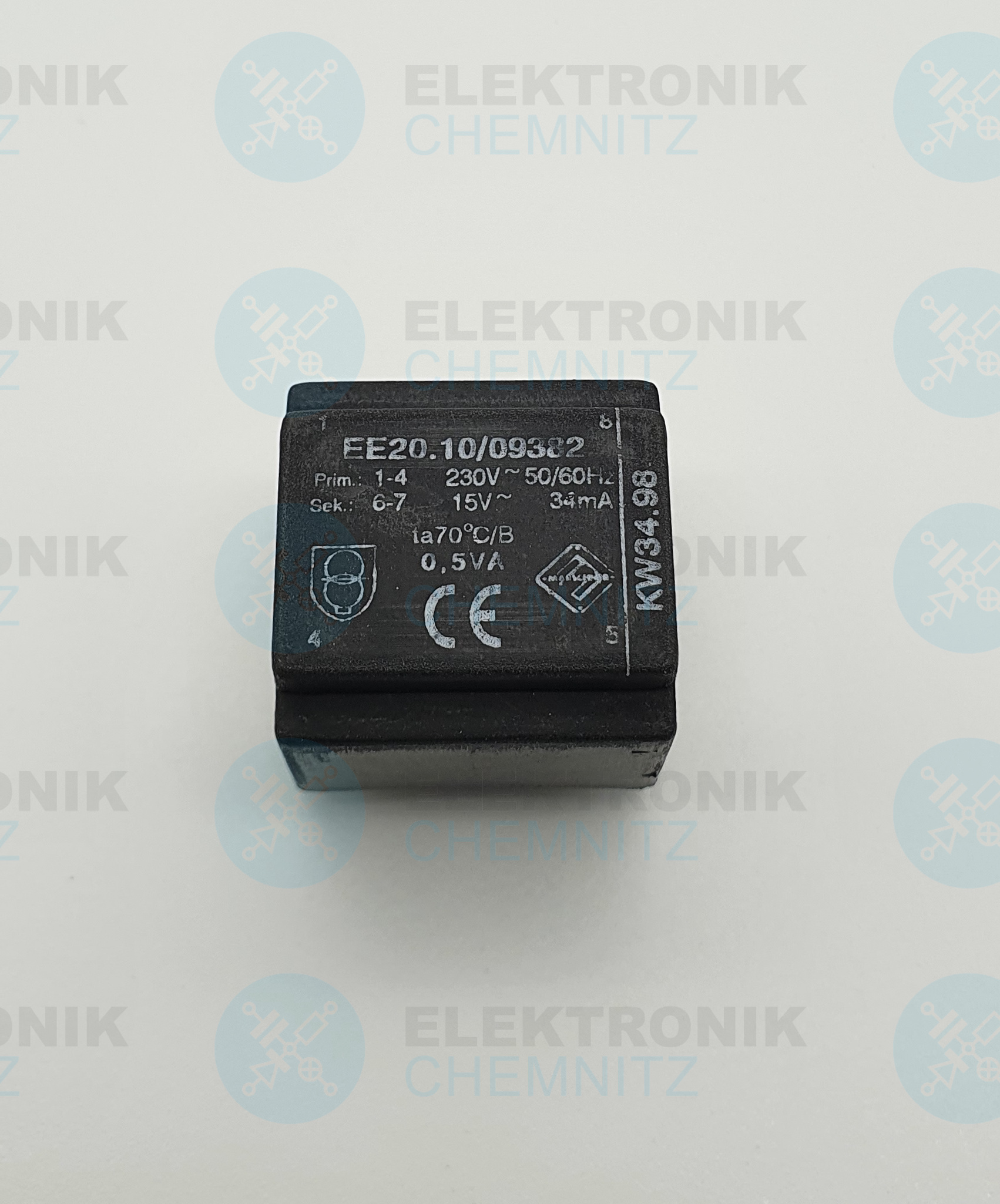 Marschner Printtrafo EE20.10/09382 230 V AC 1 x 15 V AC 34 mA 0,5 VA