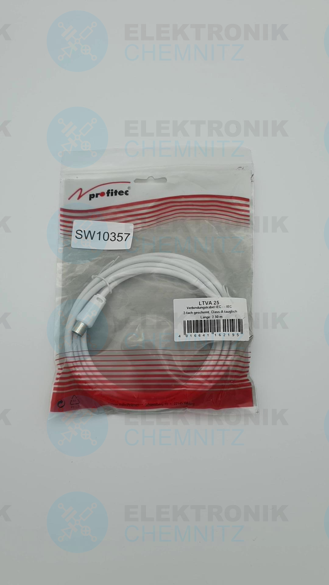 Antennenkabel IEC - IEC LTVA 25 2-fach geschirmt Class-A 2,5m