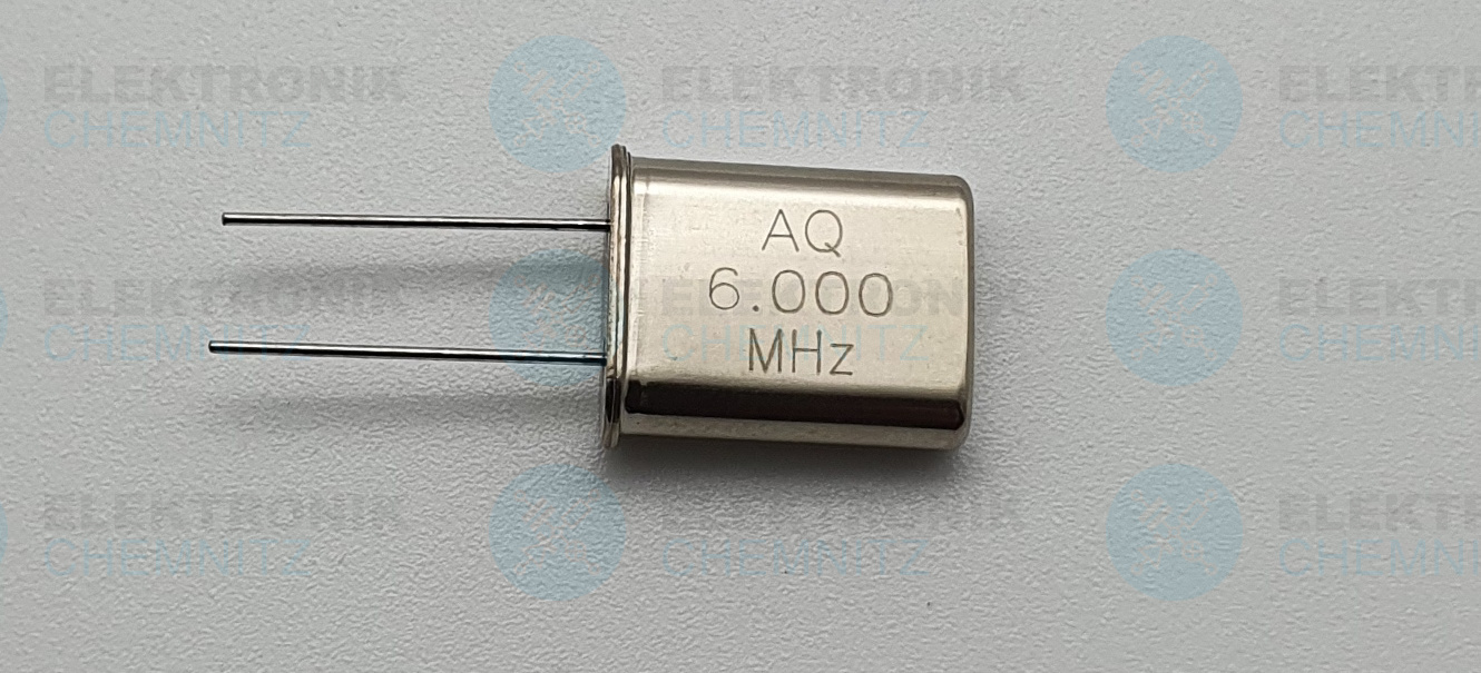 Schwingquarz AQ 6.000MHz