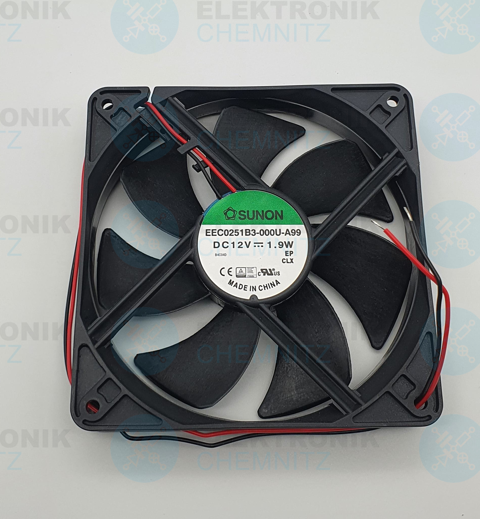 SUNON EEC0251B3-000U-A99 Lüfter 120x120x25 DC12V 1,9W