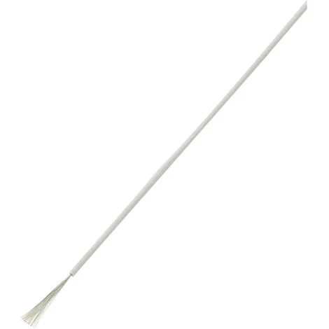 PVC-Litze LiY Schaltlitze 1 x 0,14 mm² weiß verzinntes Kupfer
