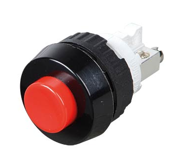 RAFI 1.10.001.151/0104 Drucktaster 1 x Öffner 250 VAC 0,7 A tastend rot