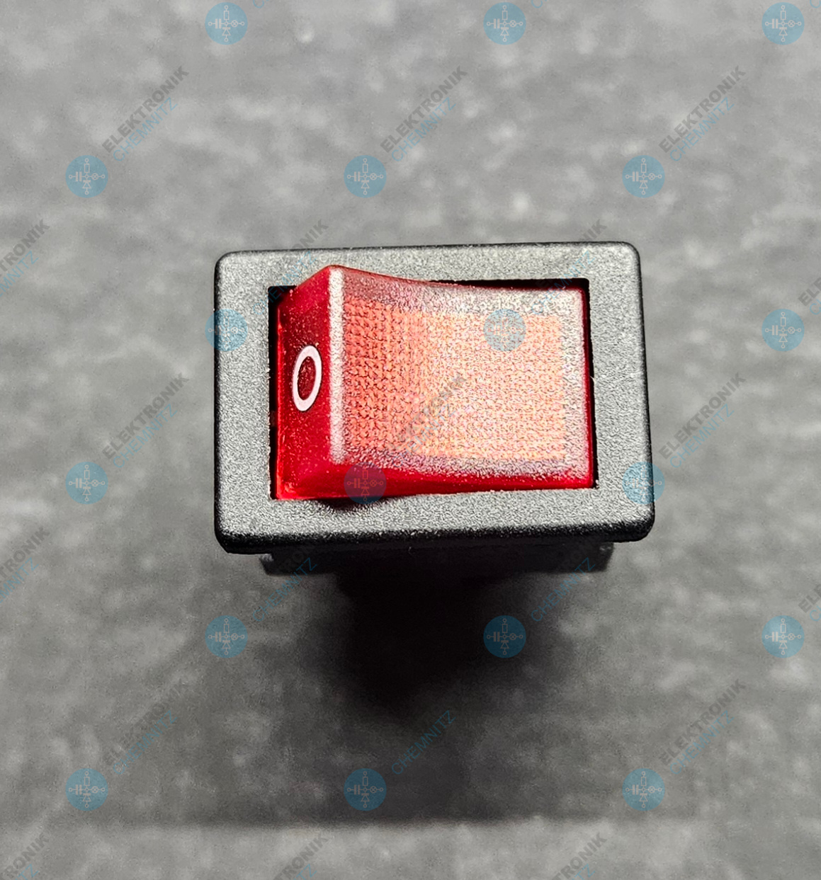 MARQUARDT 1855.1108 Wippschalter 250 VAC 4 A 2 x Aus/Ein rastend beleuchtet rot