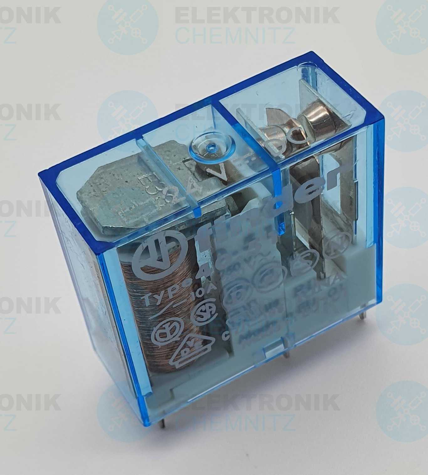 Finder 40.51.9.024.0000 Steck- /Printrelais  24 V / DC 1 x Wechsler 10 A 250 VAC