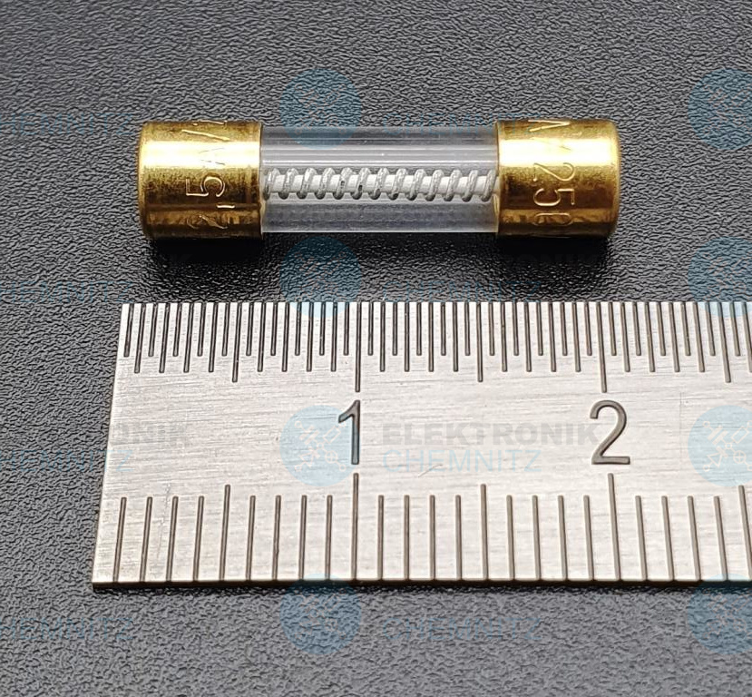 Feinsicherung 5 x 20mm Doppelträge 2,5 A