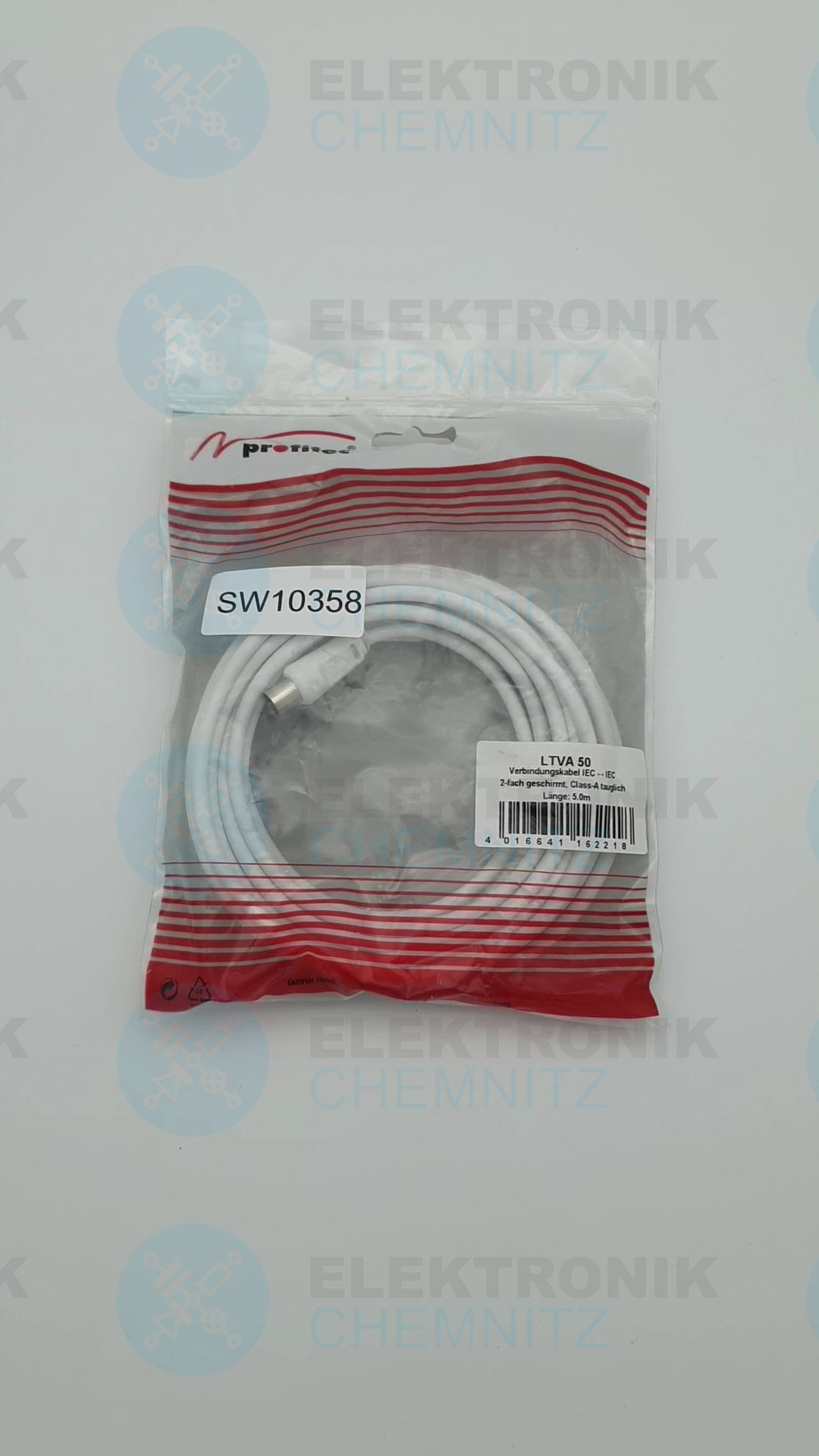 Antennenkabel IEC - IEC LTVA 50 2-fach geschirmt Class-A 5,0m