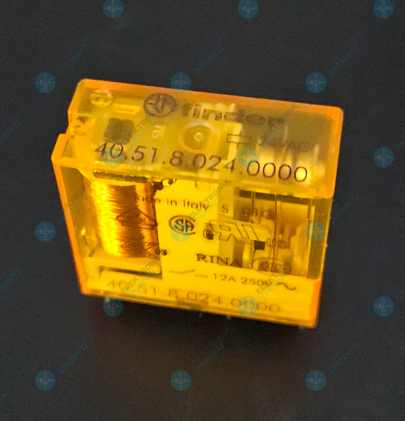 Finder 40.51.8.024.0000 Steck- /Printrelais  24 VAC 1 x Wechsler 10 A 250 VAC