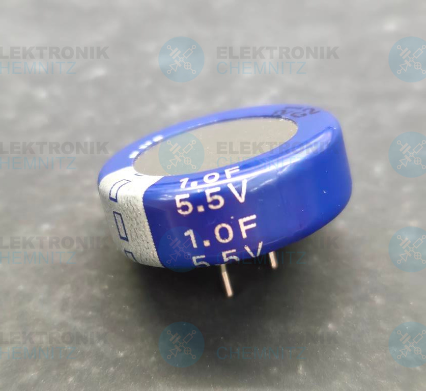 EATON  KR-5R5C105-R Speicherkondensator 5,5 V 1,0 F Gold Cap RM = 5 mm DM = 21,5 mm
