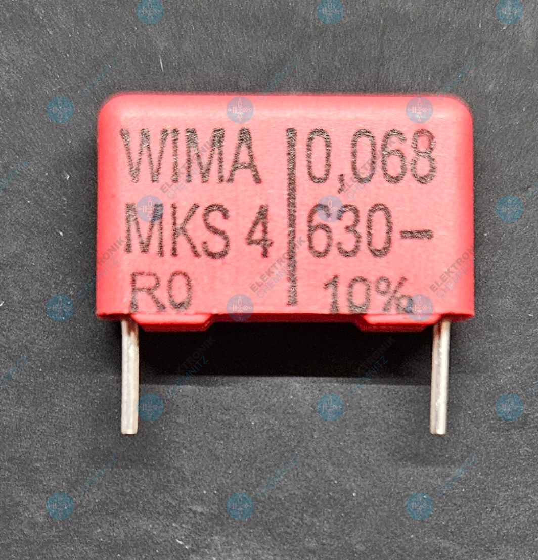 WIMA MKS 4 – Folienkondensator 68 nF, 630 V, 10 %, RM 15 mm