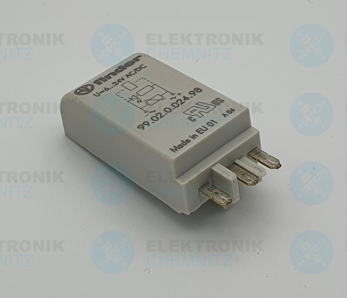 Finder 99.02.0.024.98 LED + Varistormodul 6 - 24 V AC/DC