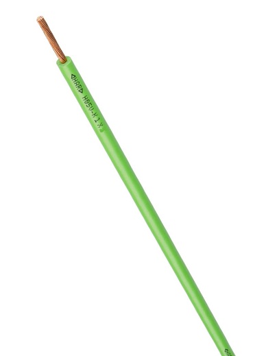 PVC-Aderleitung Eca H05V-K 1 x 0,5 mm² grün