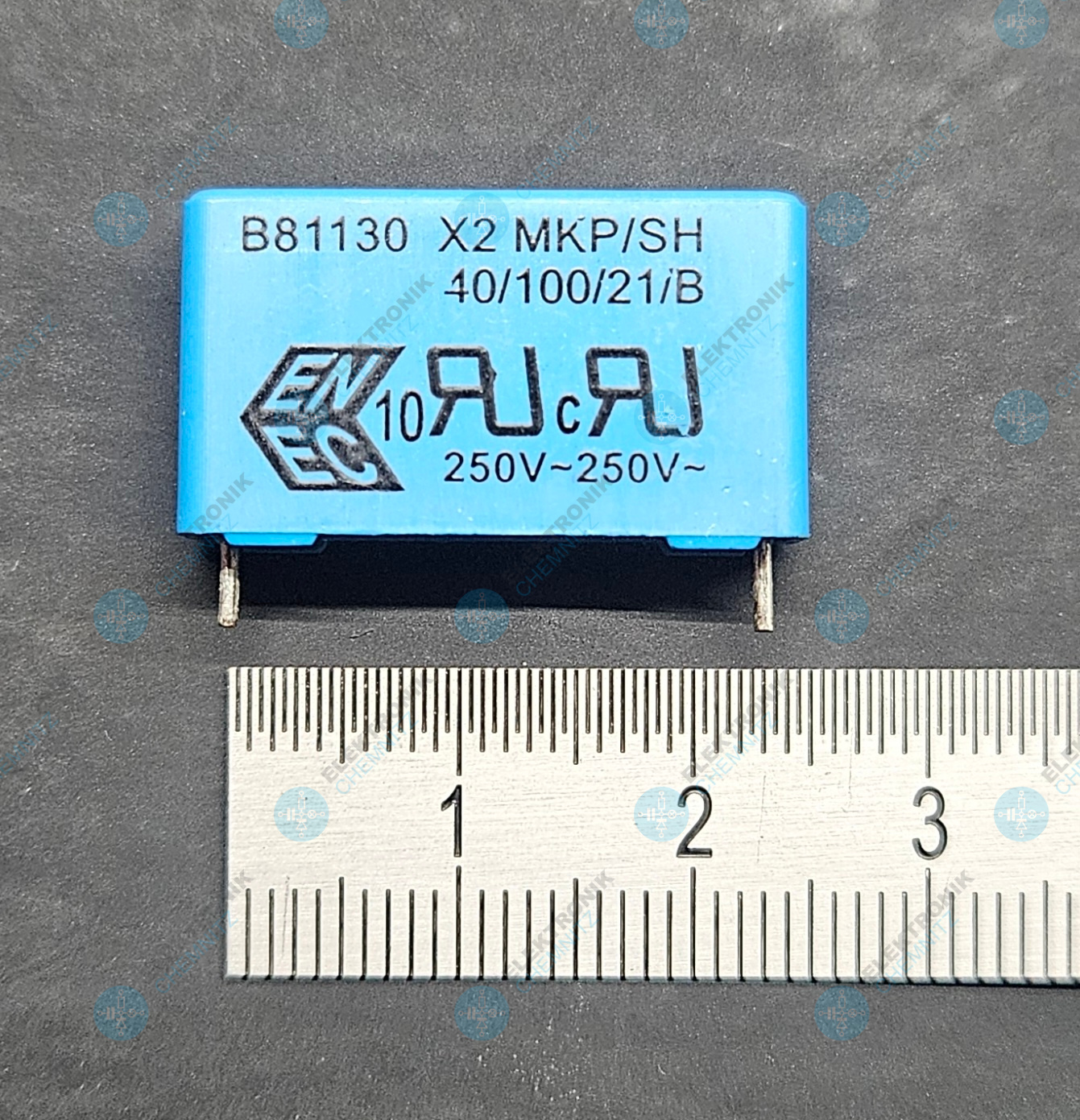 TDK / Epcos MKP-Funkentstörkondensator B81130 X2 MKP/SH 40/100/21B 0,15µF