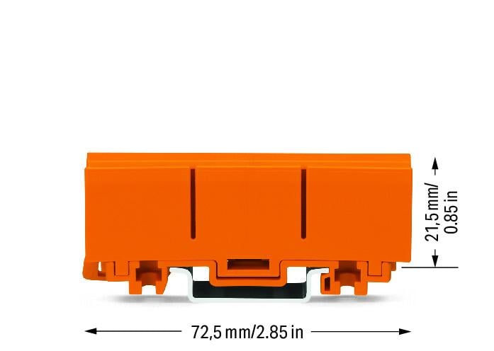 WAGO 2273-500 Befestigungsadapter Hutschiene für Typ 2273-202, 203, 204, 205