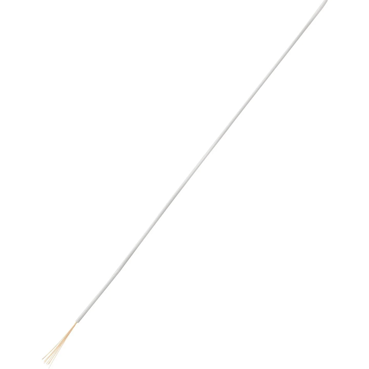 PVC-Litze LiFY Schaltlitze 1 x 0,05 mm² weiß Kupfer