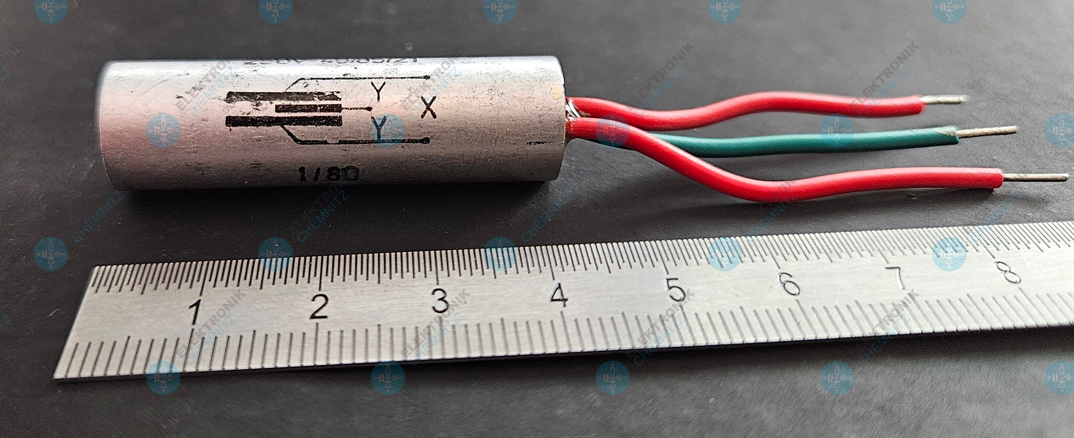 S.I. SILESIA KPpz-017 – Kondensator 0,05 µF, 250 V, 2 × 1250 pF