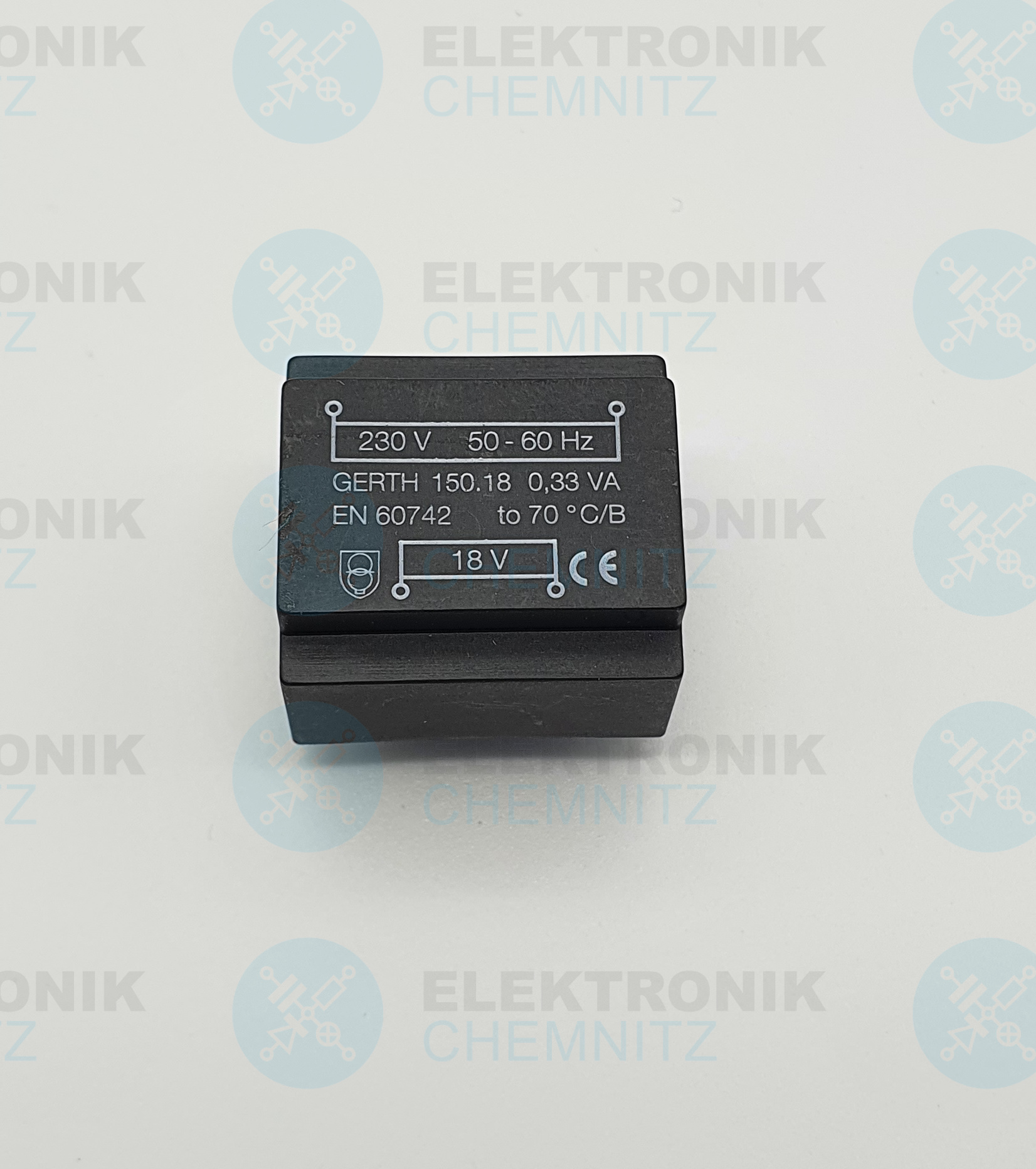 GERTH Printtrafo 150.18 230 V AC 1 x 18 V AC 0,33 VA