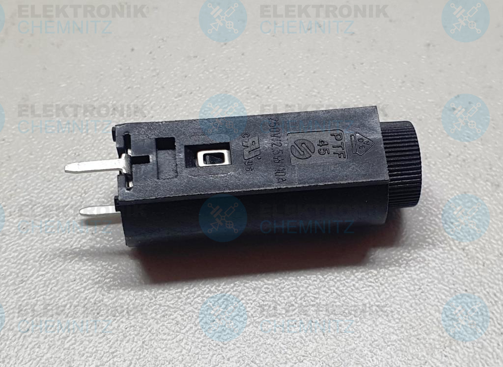 Stelvio Kontek PTF 45 – Sicherungshalter für 5 × 20 mm Sicherungen, 10 A, 250 V, Print-Montage