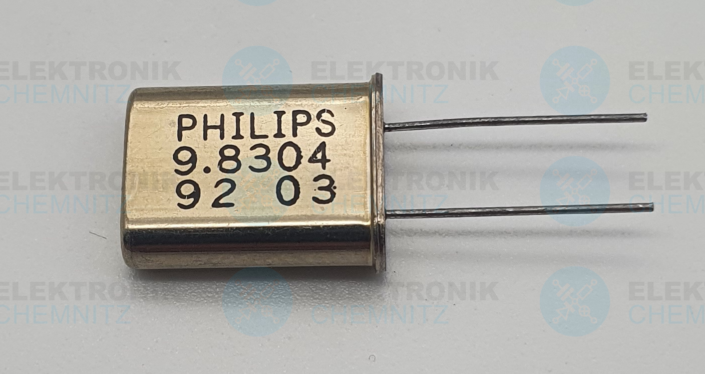 Schwingquarz PHILIPS 9.8304MHz