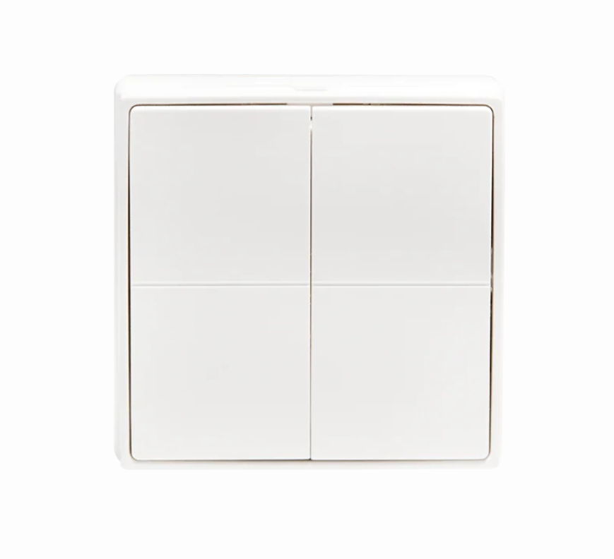 Shelly BLU Wall Switch 4 ZB – 4-fach Bluetooth-Wandschalter
